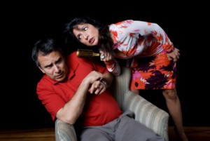 Paulo Coronato e Flávia Garrafa em <i>TPM Katrina</i>