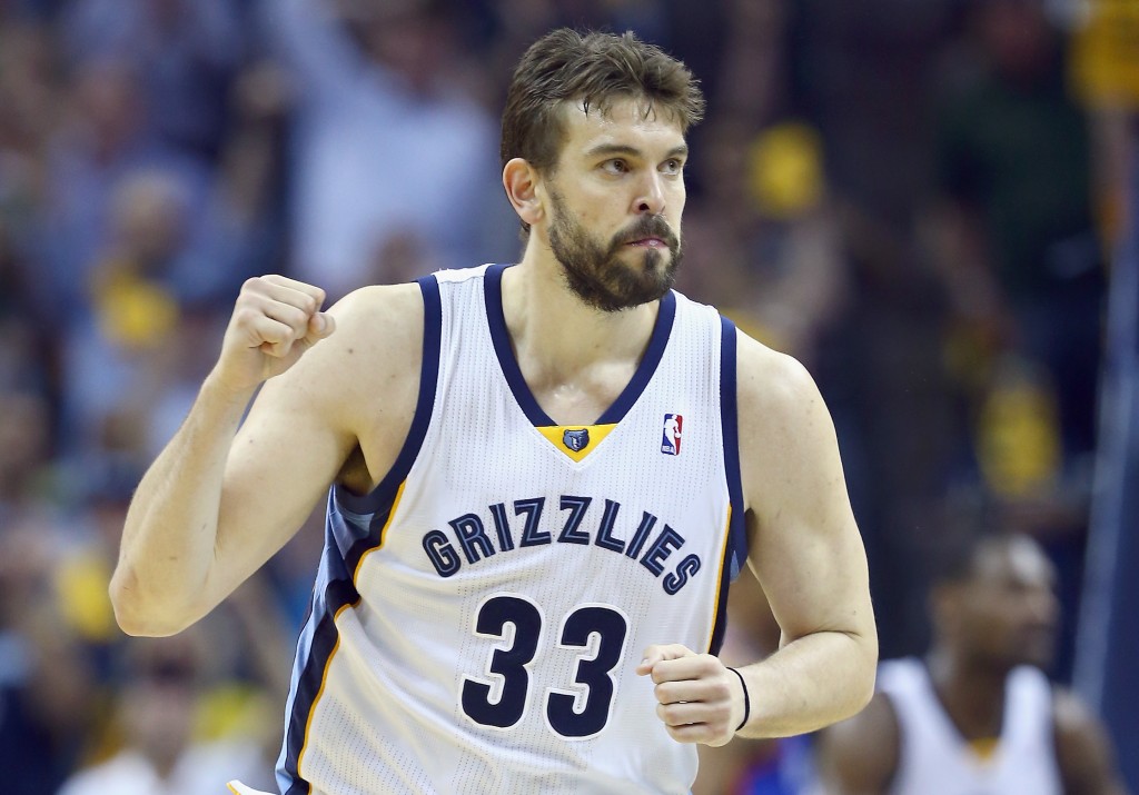 Marc Gasol: em ótima forma, está entre os melhores pivôs da liga (Foto: Getty Images)