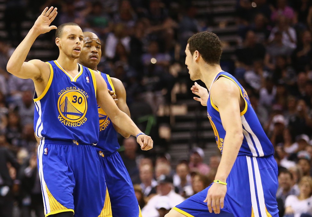 Stephen Curry e Klay Thompson (Foto: Getty Images)