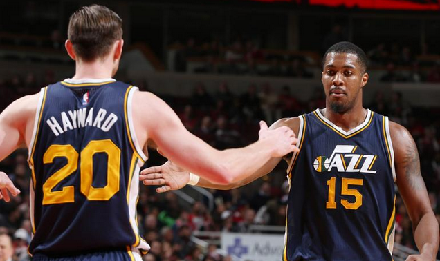 Utah Jazz, de Gordon Hayward e Derrick Favors, é o melhor time da NBA desde o "All-Star Game"