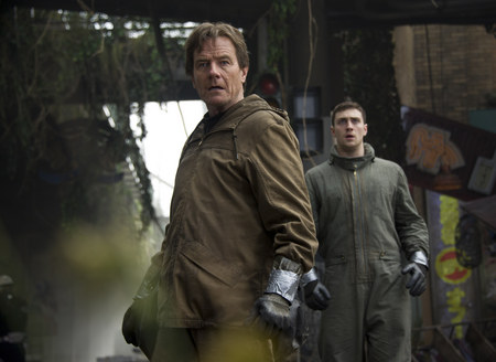 Bryan Cranston e Aaron Taylor-Jonhson em cena do filme (Foto: divulgação)