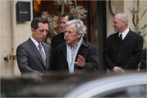 Costa-Gravas no set de "O Capital"