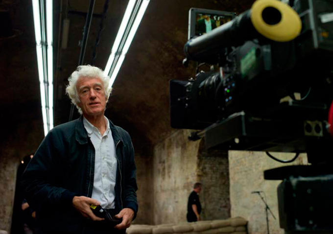Roger Deakins no set de "007 - skyfall": será que este é o ano dele? (Foto: divulgação)