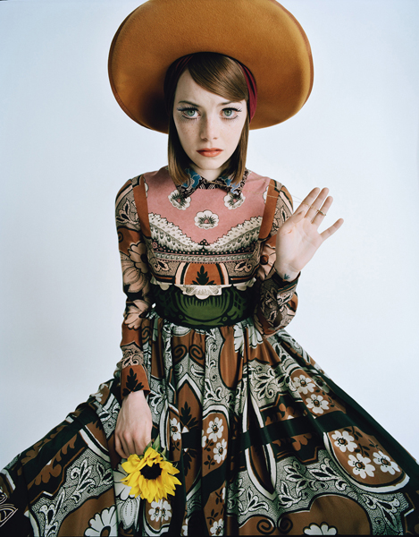 A atriz Emma Stone, coadjuvante em "Birdman"