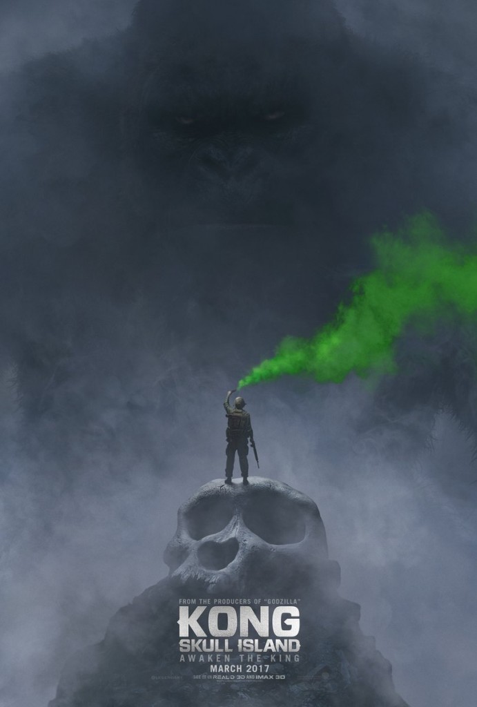 A Warner divulgou o primeiro cartaz de "Kong: Skull Island", prequela de "King Kong" (Foto: divulgação)