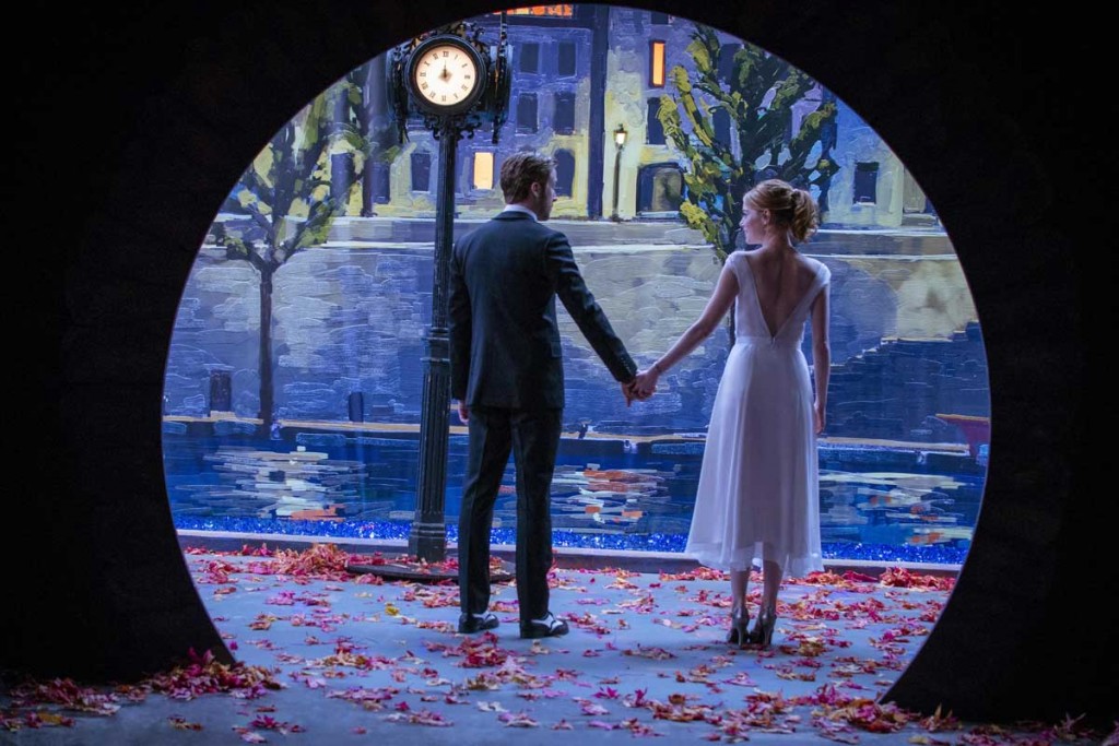 Cena do romântico e hypado La La Land, que estreia na próxima quinta-feira (19) nos cinemas brasileiros