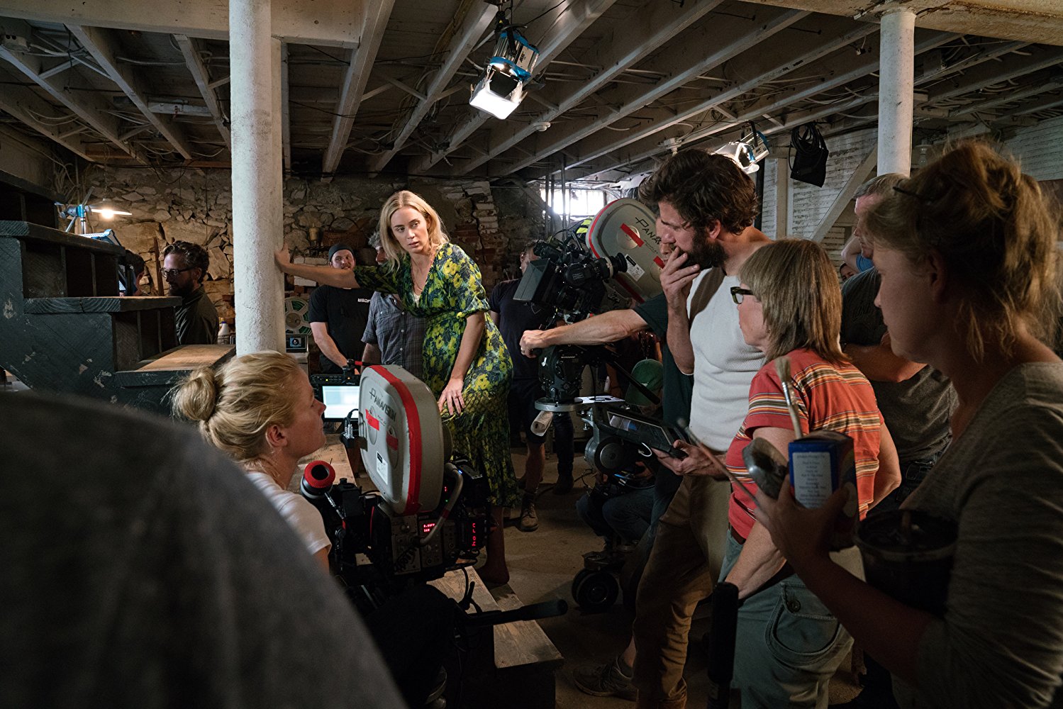 John Krasinski dirige sua mulher em Um Lugar Silencioso