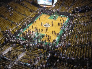 IMG_0598 O torcedor dos Celtics foi embora chateado depois da derrota.