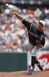 Rockies Giants Baseball
