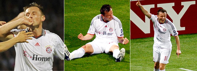 Ivica Olic fez os três gols do Bayern
