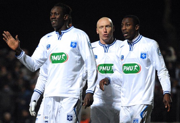 O azul e branco de Auxerre voltou a uma final de Copa da França