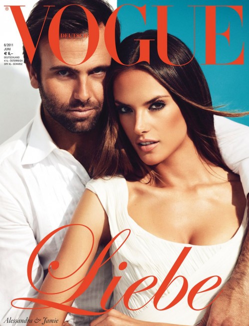 Alessandra Ambrosio e Jamie para Vogue Germany