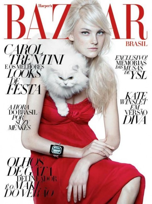 Carol Trentini para Harper's Bazaar Brasil