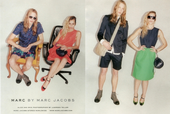 Alice Dellal feat. Marc by Marc Jacobs verão 2012 by Juergen Teller