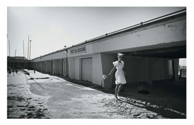 Isabeli Fontana feat. Vogue Paris de abril by Peter Lindbergh