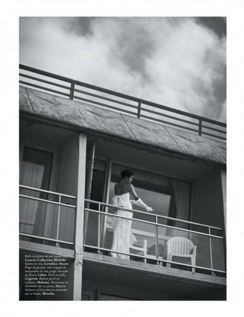 Isabeli Fontana feat. Vogue Paris de abril by Peter Lindbergh