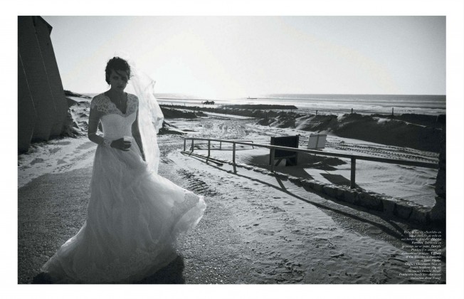 Isabeli Fontana feat. Vogue Paris de abril by Peter Lindbergh