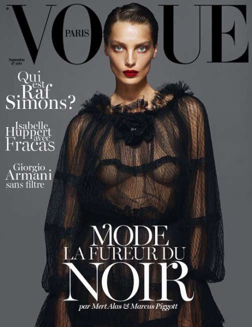 Daria Werbowy feat. Vogue Paris Setembro 2012 by Mert & Marcus