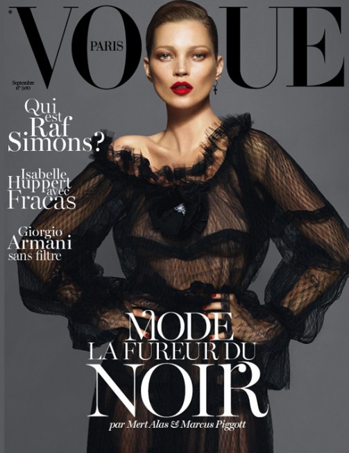 Kate Moss feat. Vogue Paris Setembro 2012 by Mert & Marcus