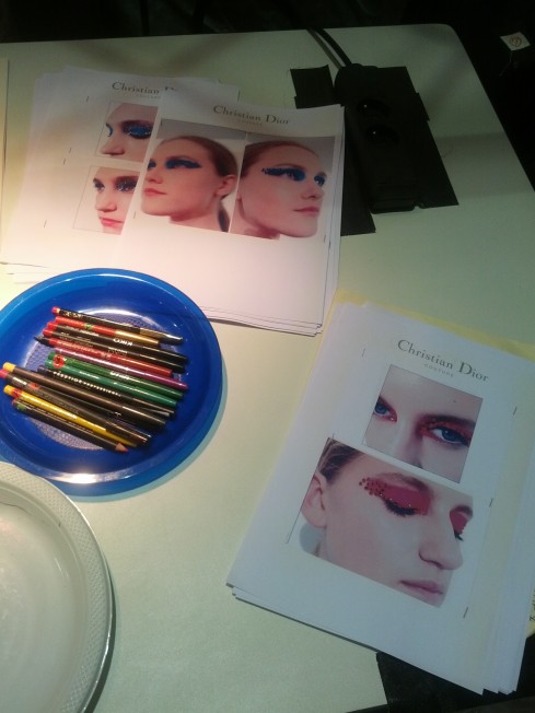 Katia Selinger feat. Christian Dior Backstage