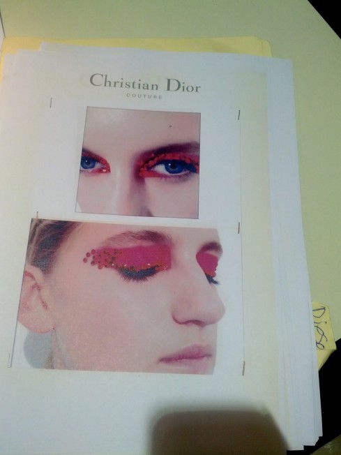 Katia Selinger feat. Christian Dior Backstage