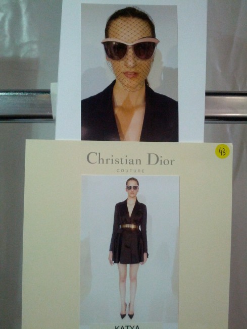 Katia Selinger feat. Christian Dior Backstage