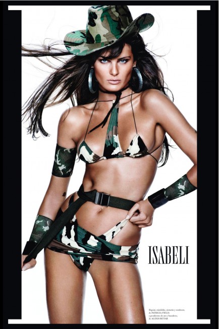 Isabeli Fontana Vogue Espanha Dezembro 2012 by Mario Testino
