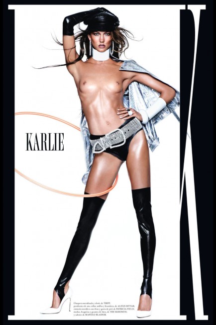 Kalie Kloss feat. Vogue Espanha Dezembro 2012 by Mario Testino