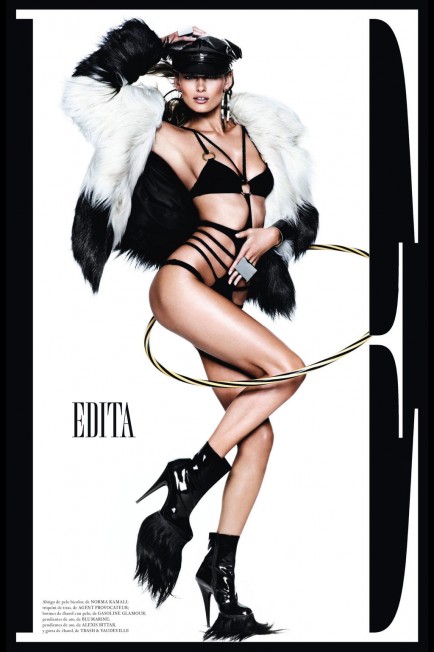 Edita Vilkeviciute feat. Vogue Espanha Dezembro 2012 by Mario Testino