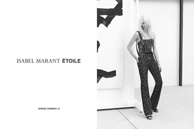 Aline Weber feat. Isabel Marant Étoile verão 2013