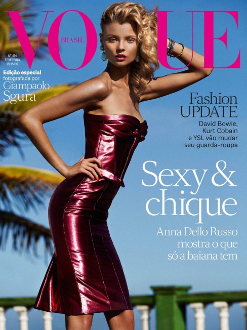 Magdalena Frackowiak feat. Vogue Brasil Fevereiro 2013 by Giampaolo Sgura