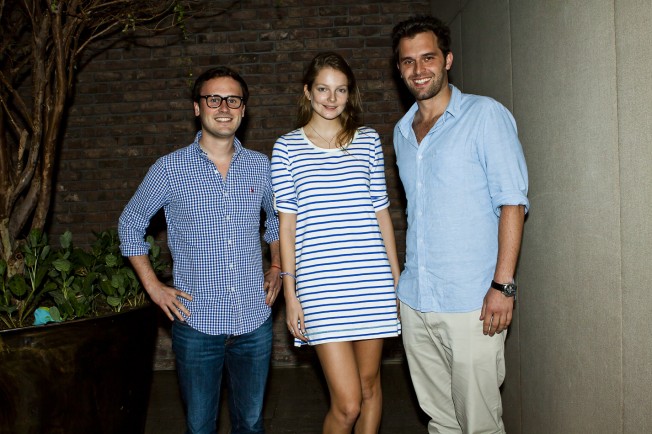 Malte Huffmann, Eniko Mihaliki e Malte Horeyseck