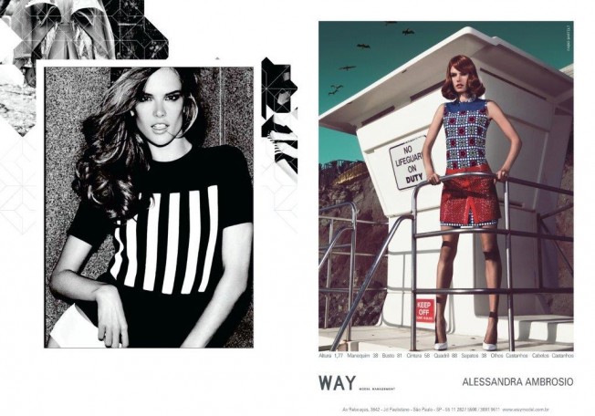 Alessandra Ambrosio Way Model Management Verão 2013.14