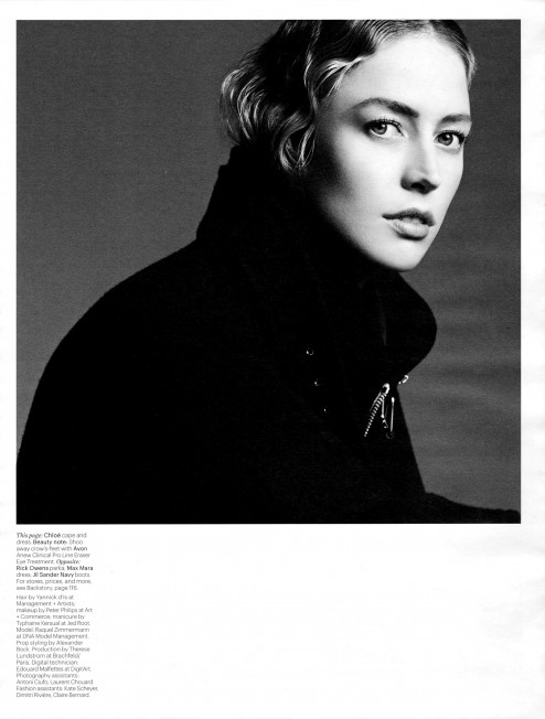 Raquel Zimmermann feat. W Magazine June-July 2013 by Karim Sadli