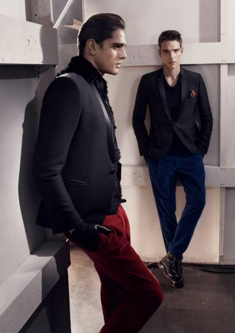 Marlon Teixeira and Alexandre Cunha feat. Emporio Armani FW 2013.14 by Craig McDean