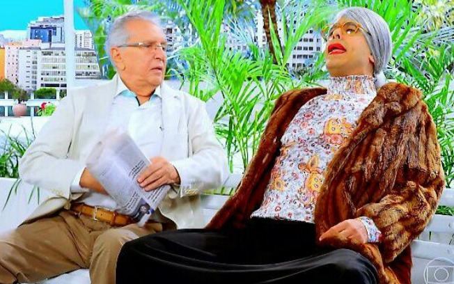 Quadro na Globo citou o SBT, Silvio Santos e até Raul Gil