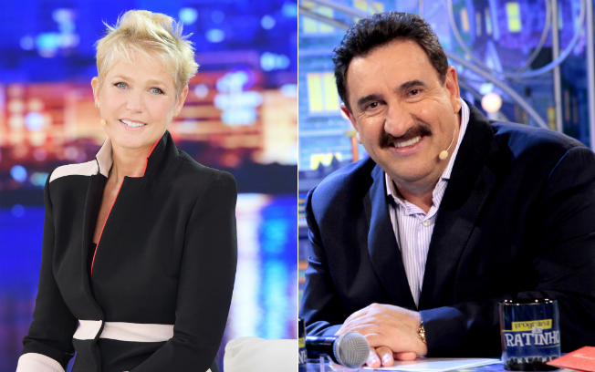 Xuxa perde feio para Ratinho praticamente toda semana (Fotos: Blad Meneghel/Divulgação e Lourival Ribeiro/SBT)