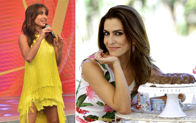 Ticiana Villas Boas tem levado a melhor sobre Sabrina (Antonio Chahestian/Record e Gabriel Gabe/SBT)