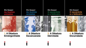 Os quatro livros da série do jornalista Elio Gaspari sobre a ditadura militar, relançados este ano