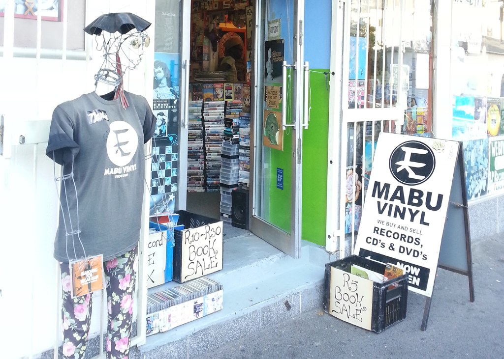 Mabu Vinyl fica numa casa estreita em um agitado bairro da Cidade do Cabo