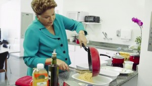 Dilma, no programa eleitoral que foi ao ar na terça-feira, 19 (Reprodução)