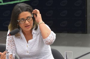 Ex-contadora de Alberto Youssef, Meire Poza. (Foto: Agência Brasil)