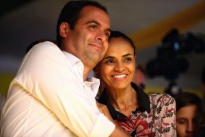 O candidato a governador Paulo Câmara (PSB-PE) e a presidenciável Marina Silva (PSB). Foto: Divulgação