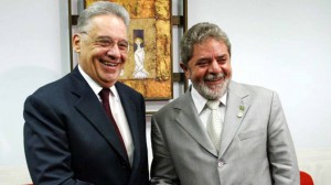 Os ex-presidentes da República Fernando Henrique Cardoso (PSDB) e Luiz Inácio Lula da Silva (PT). Foto: Ricardo Stuckert / PR