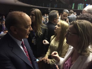 Serra no plenário da Câmara, durante votação da redução da maioridade penal