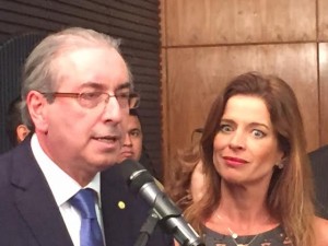Mulher de Cunha participa de coquetel do Parlatino Cláudia Cruz