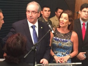 A jornalista acompanhou o marido em uma cerimônia na Câmara, em agosto deste ano.