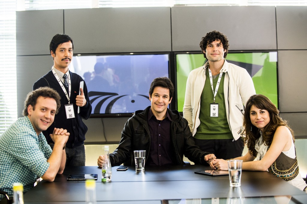 Manu e Arthur, os novos queridinhos de Jonas. Globo / João Miguel Junior